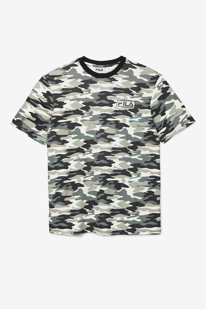 Fila T-Shirt Valentine Camo Mens Leopard - India WRN-359046